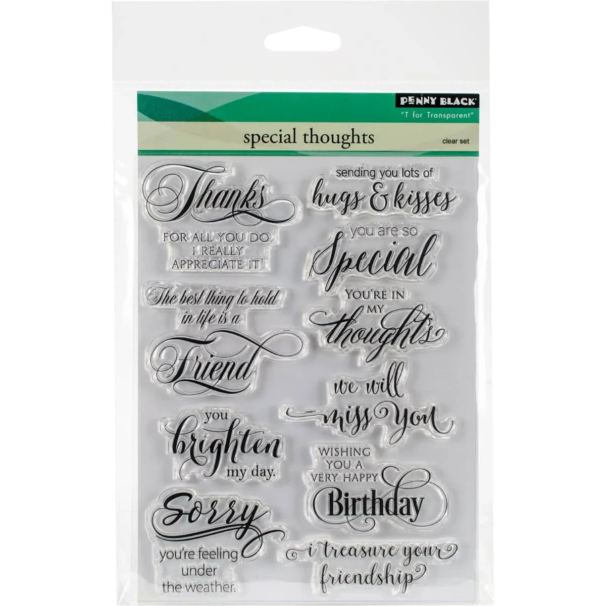 Penny Black Clear Stamps-Special Thoughts PB30338