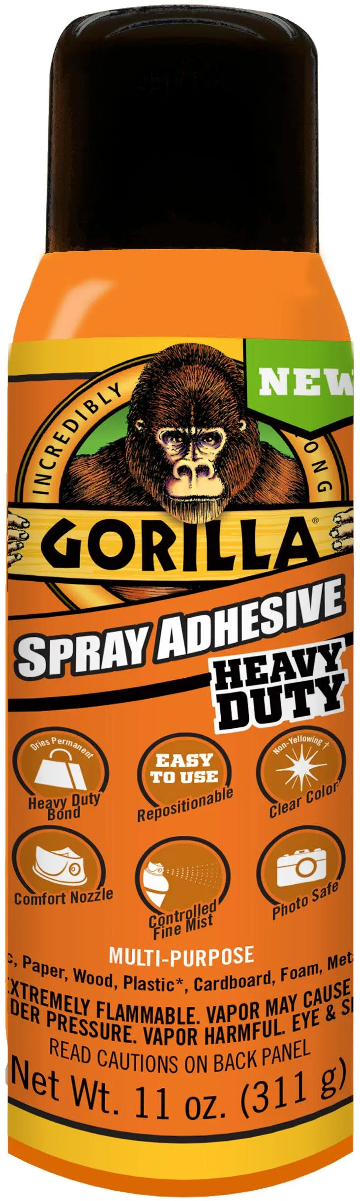 Gorilla Adhesive, Multi-Purpose, Spray - 11 oz