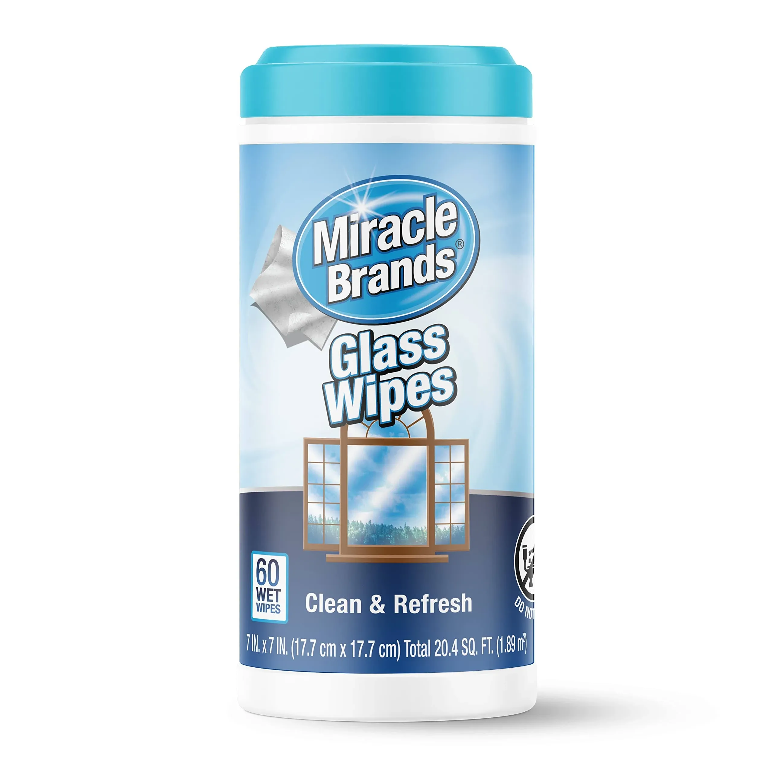 for Glass, Disposable and Streak Free Cleaning Wipes for Mirrors, Windows, Kitch