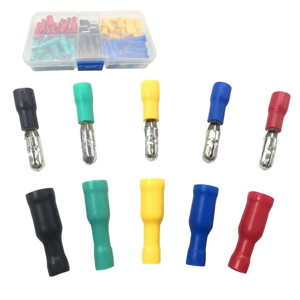 Wire Crimp Connectors Box Set Car Male/Female Bullet Quick Splice Wire Terminals