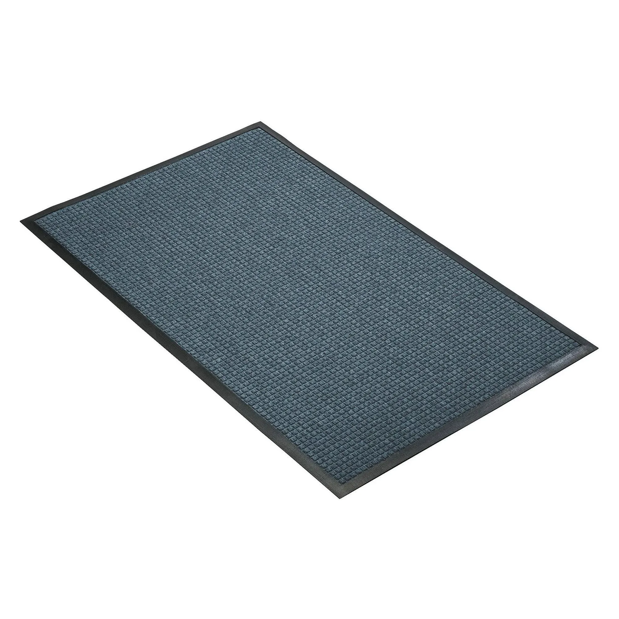 NoTrax® 166S0023BU Guzzler™ Scraping and Moisture Trap Entrance Mat, 3/8 in x 2 ft W x 3 ft L, Polypropylene/Rubber, Slate Blue