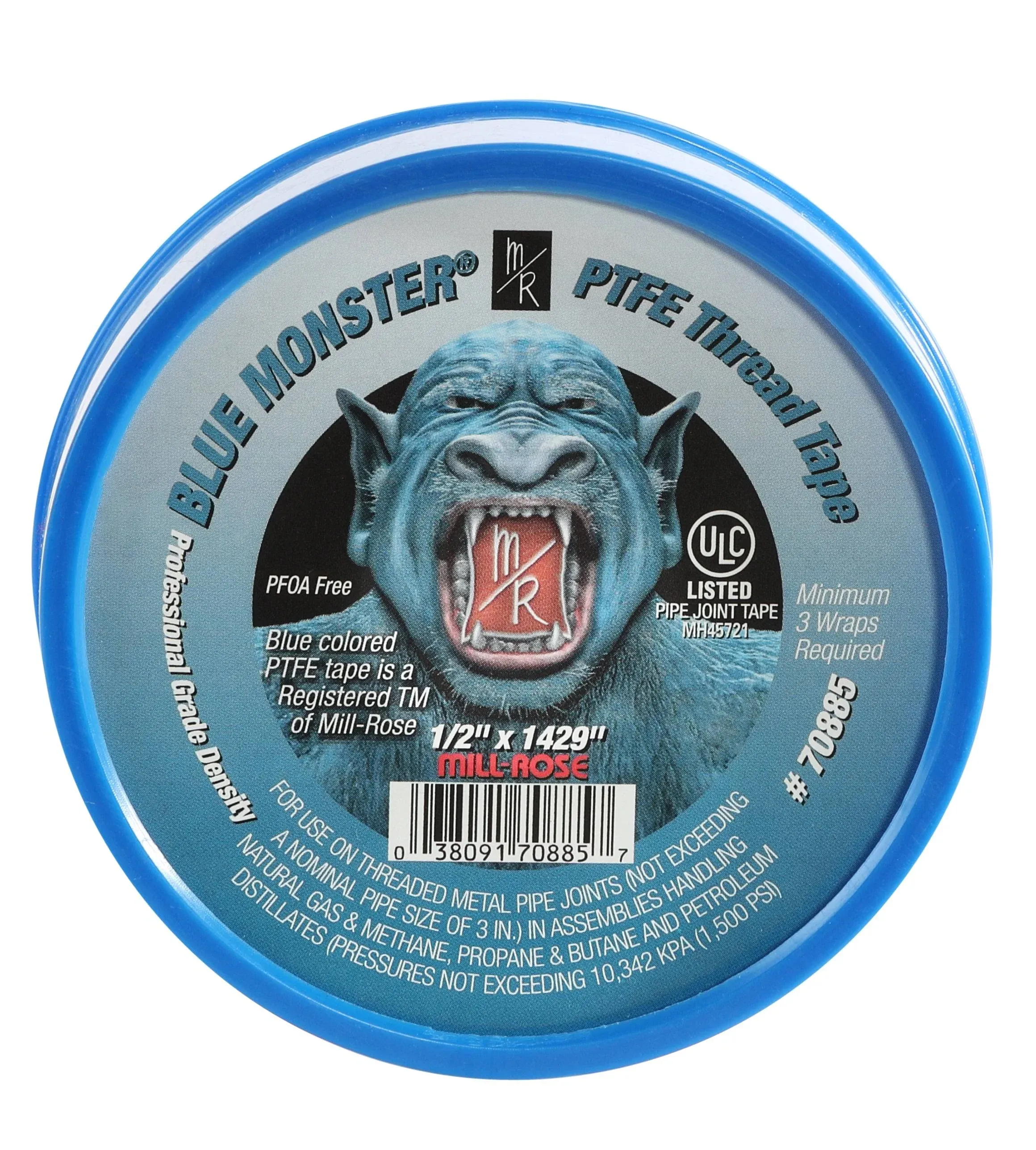 New Blue Monster 70885 1/2&#034; x 1429&#034; Thread Seal Tape