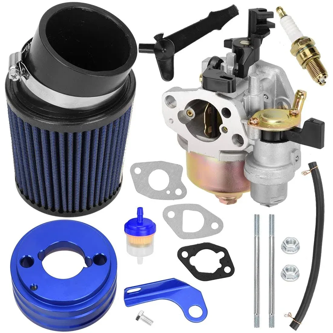 Comprehensive Racing Carburetor and Filter Kit for 6.5HP Mini Bikes &amp; Go-Karts