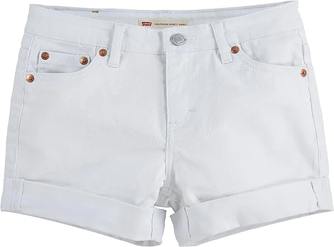 Levi's Toddler Girls' Girlfriend Denim Shorty Shorts, Sizes 2T-4T