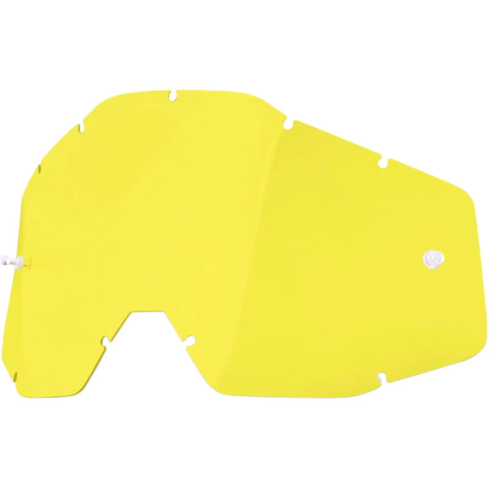 100% Accuri/Racecraft/Strata Replacement Lens - Yellow