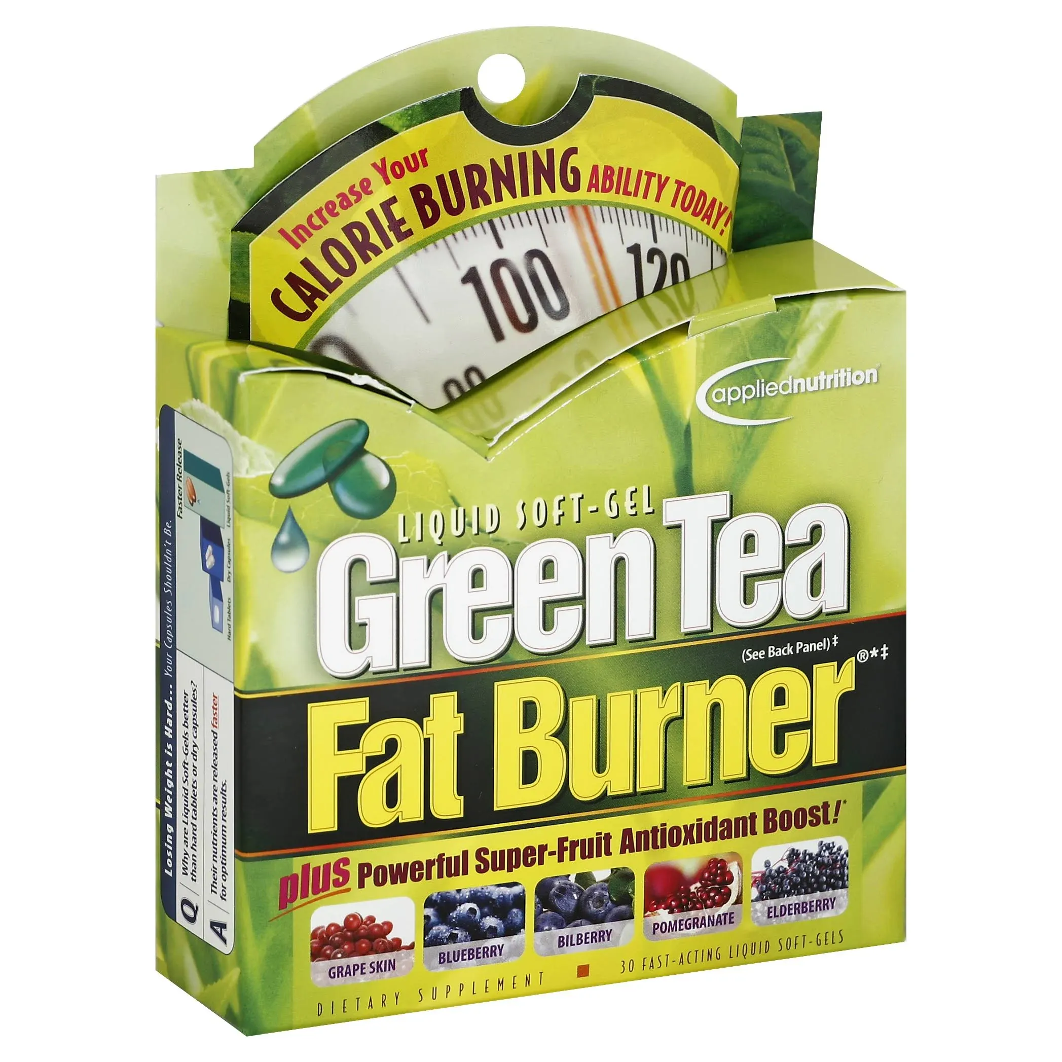 Applied Nutrition Green Tea Fat Burner - 30 Liquid Soft-Gels