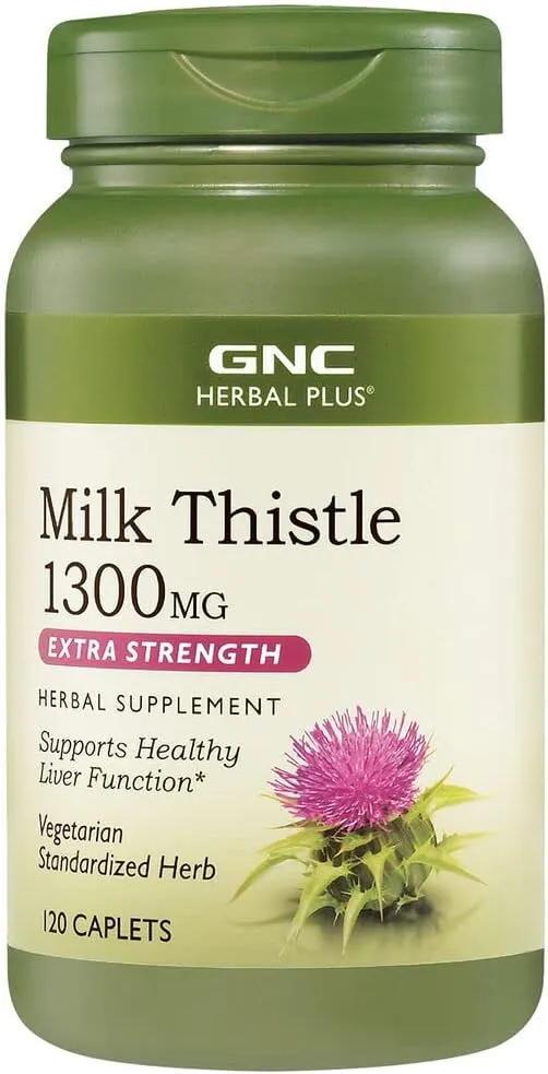 GNC Herbal Plus Milk Thistle 1300mg