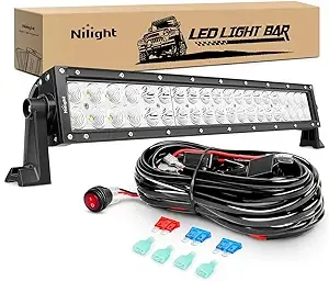 Nilight 22 Inch 120W Spot Flood Combo LED Light Bar