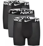 Nike Kids' Essential Dri-Fit Micro Assorted 3-Pack Boxer Briefs in Black