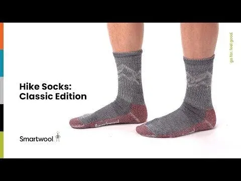 Smartwool Hike Classic Edition Full Cushion Solid Crew Socks - Black