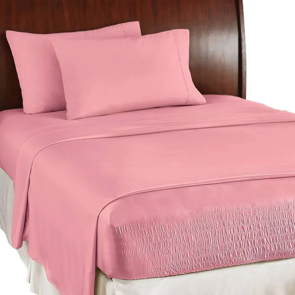 Bed Tite Soft Microfiber Sheet Set - Includes Flat Sheet, Fitted Sheet, and 2