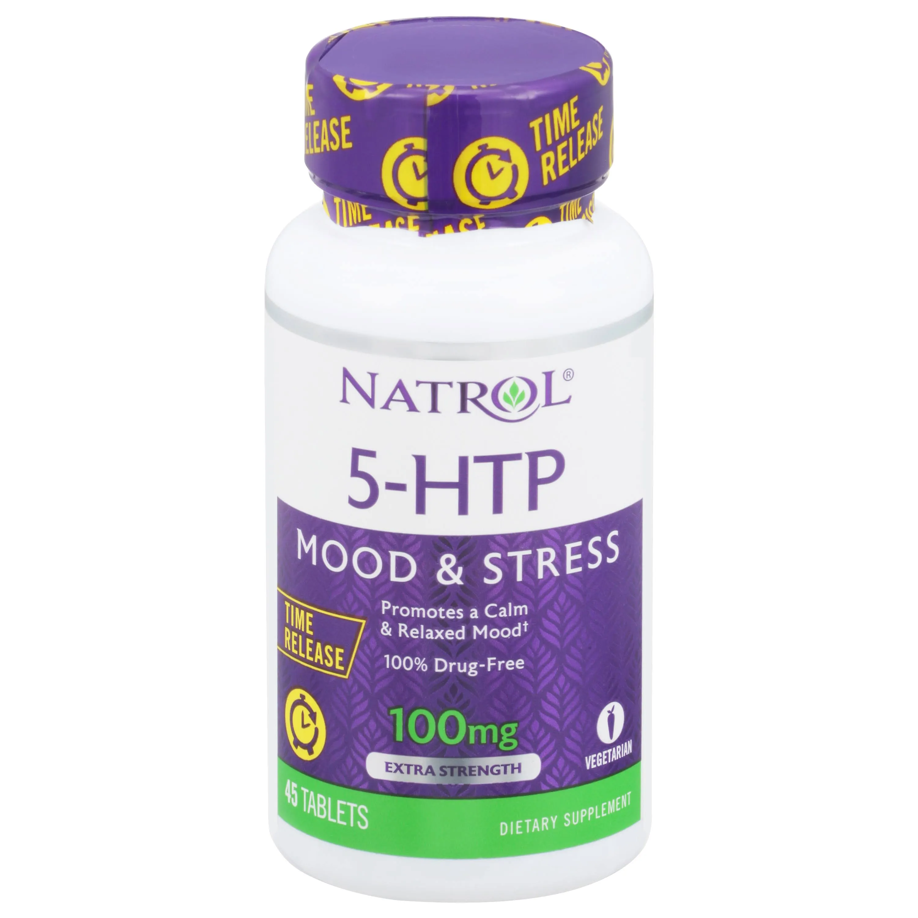 Natrol 5-htp Tr Time Release - 100 Mg - 45 Tablets