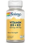 Solaray Vitamin D3 + K2