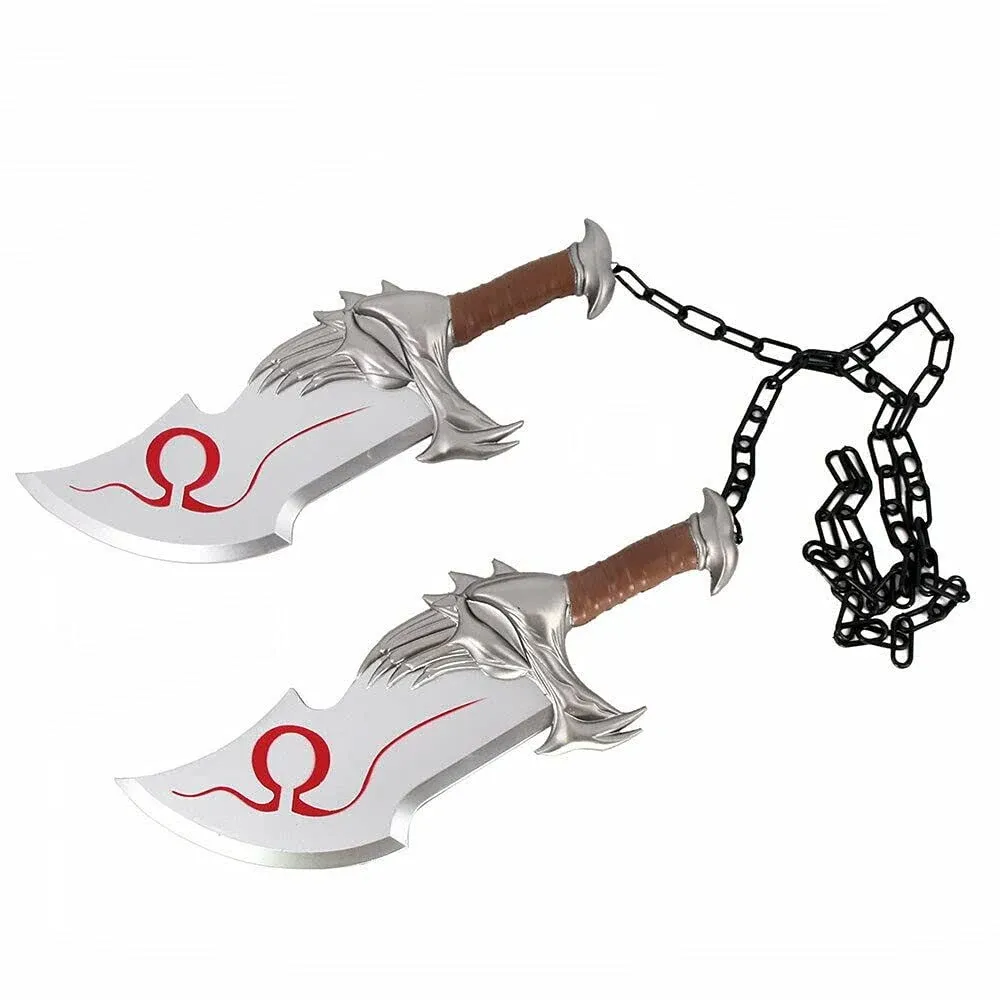 X1 God of War Swords Kratos Blades of Chaos High Density Foam 1:1 Scale Props ...