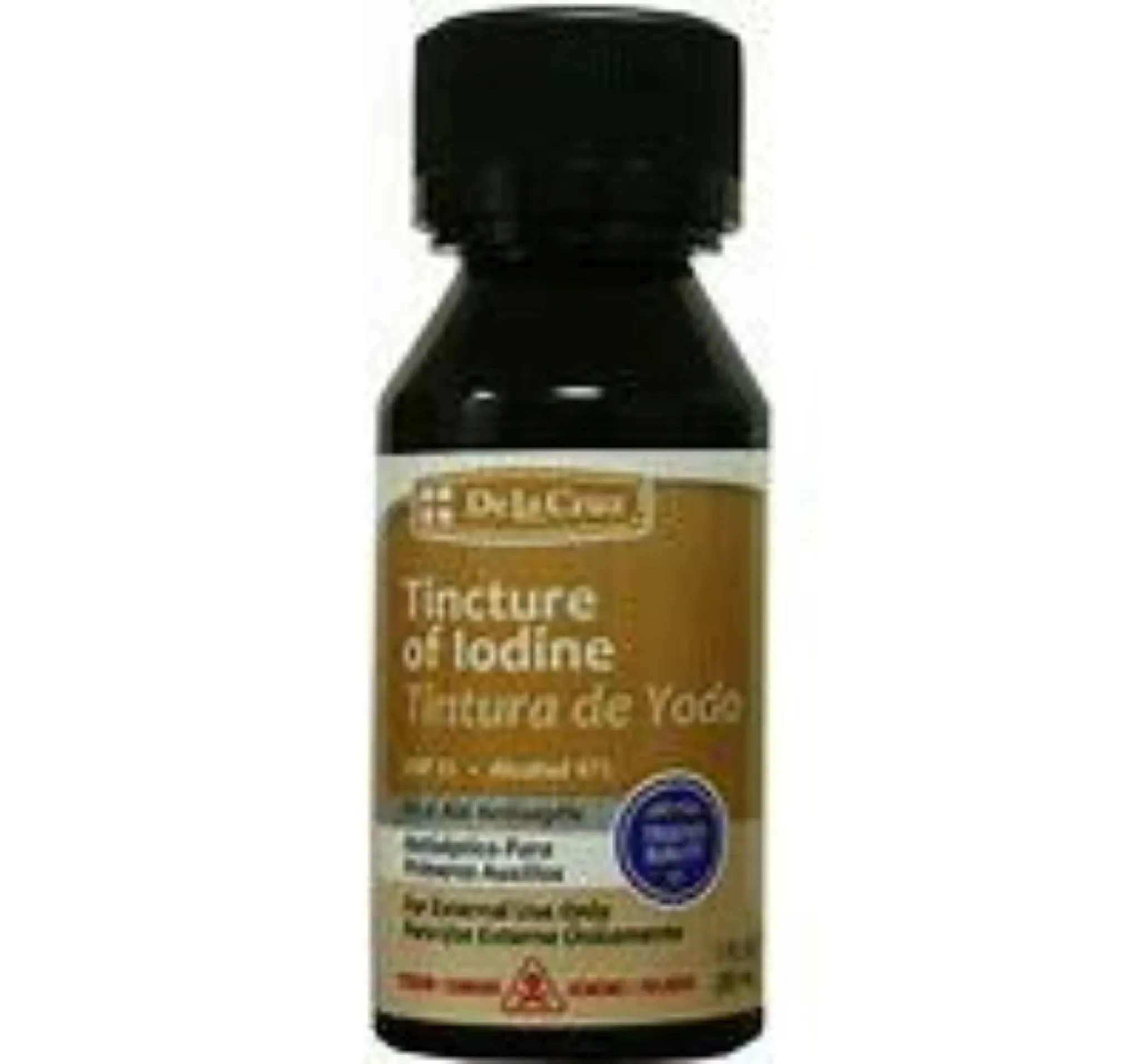 De La Cruz First Aid Antiseptic Tincture of Iodine