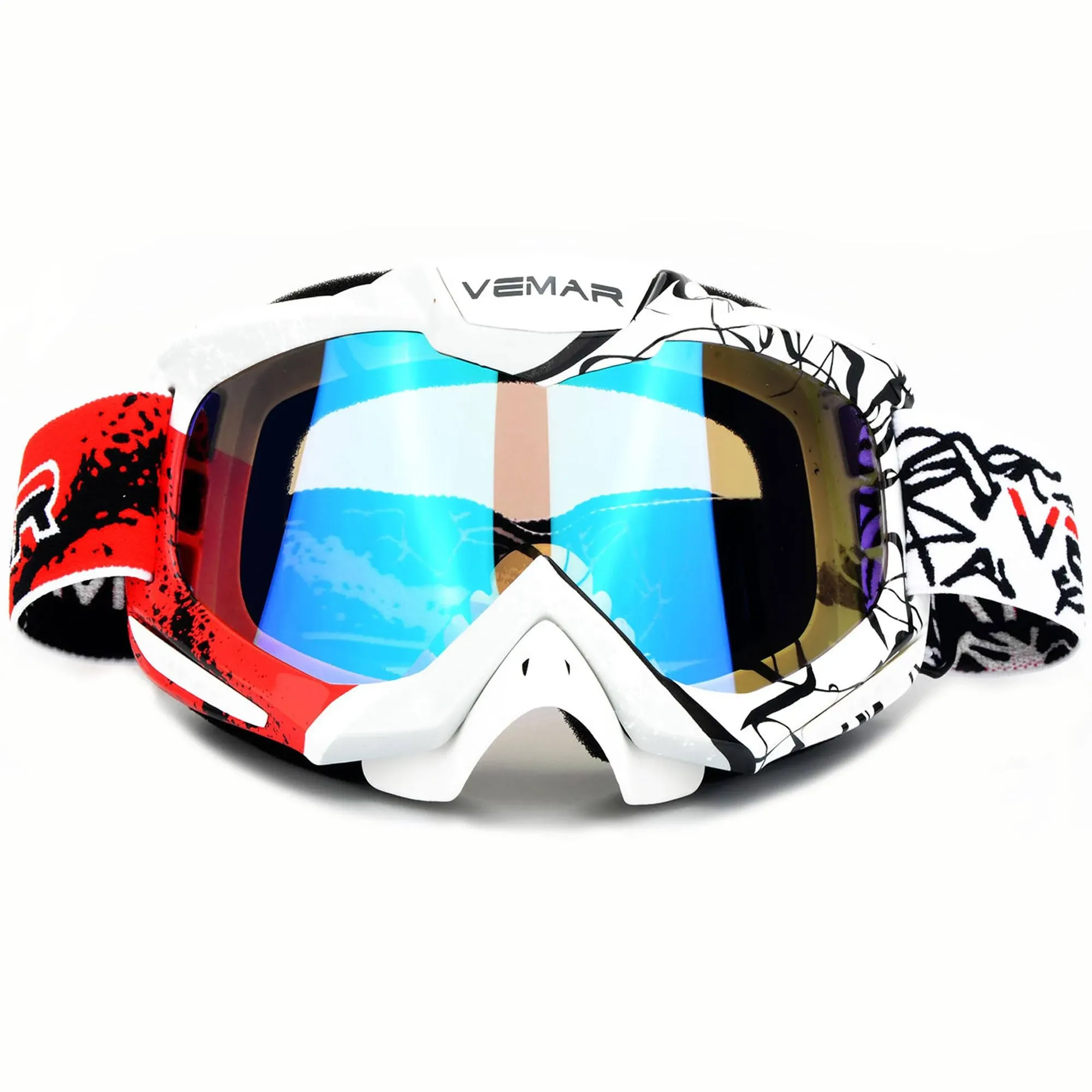 Ubelly ATV Goggles Dirt Bike Goggles Motocross Off Road Goggles Motorcycle Riding ...