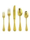 Casablanca Flatware Set, 20 Pieces In Silver-tone