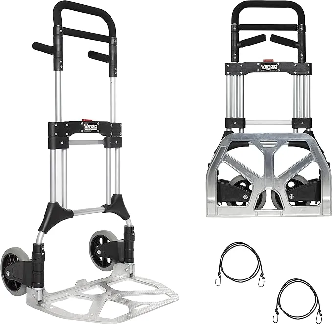 Vergo Industrial Heavy Duty Folding Hand Truck Dolly