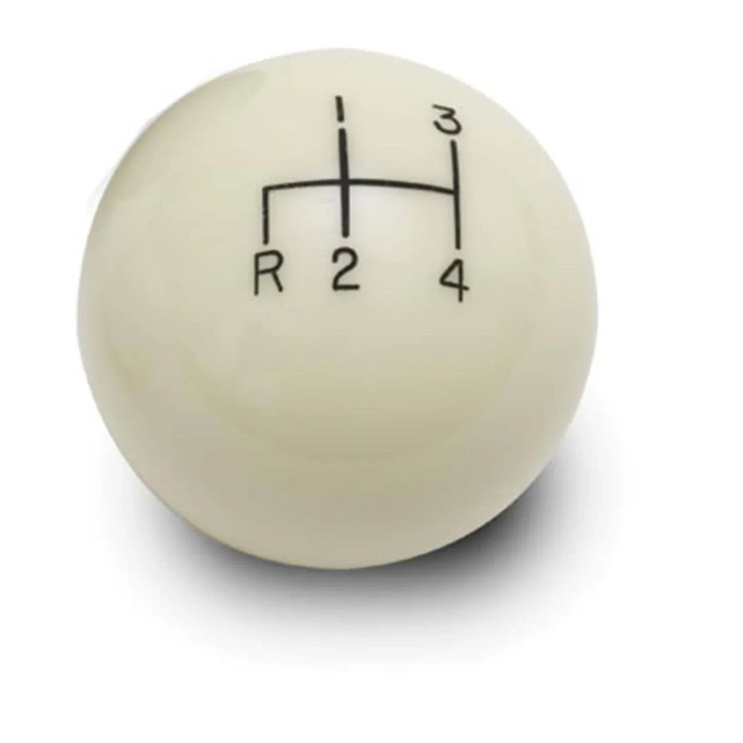 LOKAR #SK-6890 2in Shift Knob Ivory 4 Speed