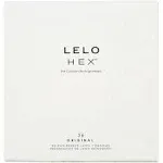 Lelo Hex Reengineered Latex Condoms Original 36 Pack