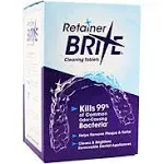 Retainer Brite Tablets for Cleaner Retainers and Dental Appliances - 120 Count