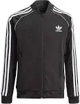 Adidas Originals Kids' Adicolor Superstar Track Jacket Medium Black/White