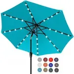 Abccanopy Outdoor Patio Solar Umbrella with 32LED Lights