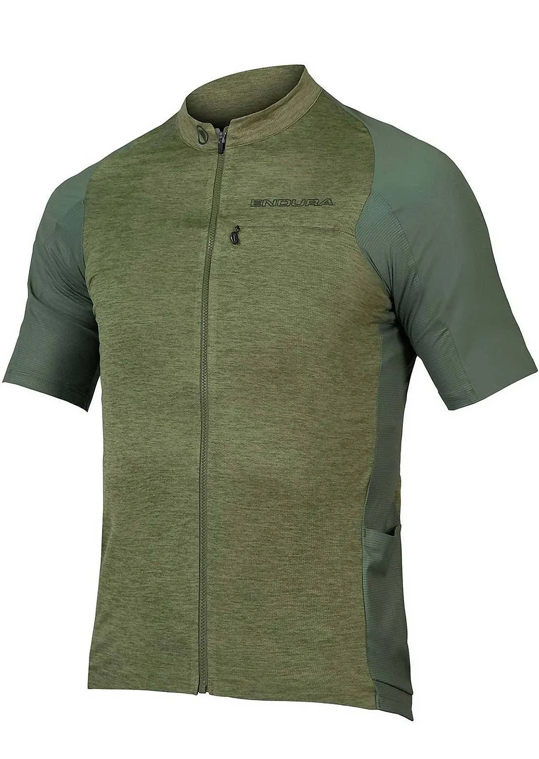 Endura GV500 Reiver Short-Sleeve Jersey - Men's Olive Green, M