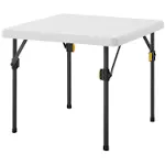 Living and More Kids Square Table 24inch White