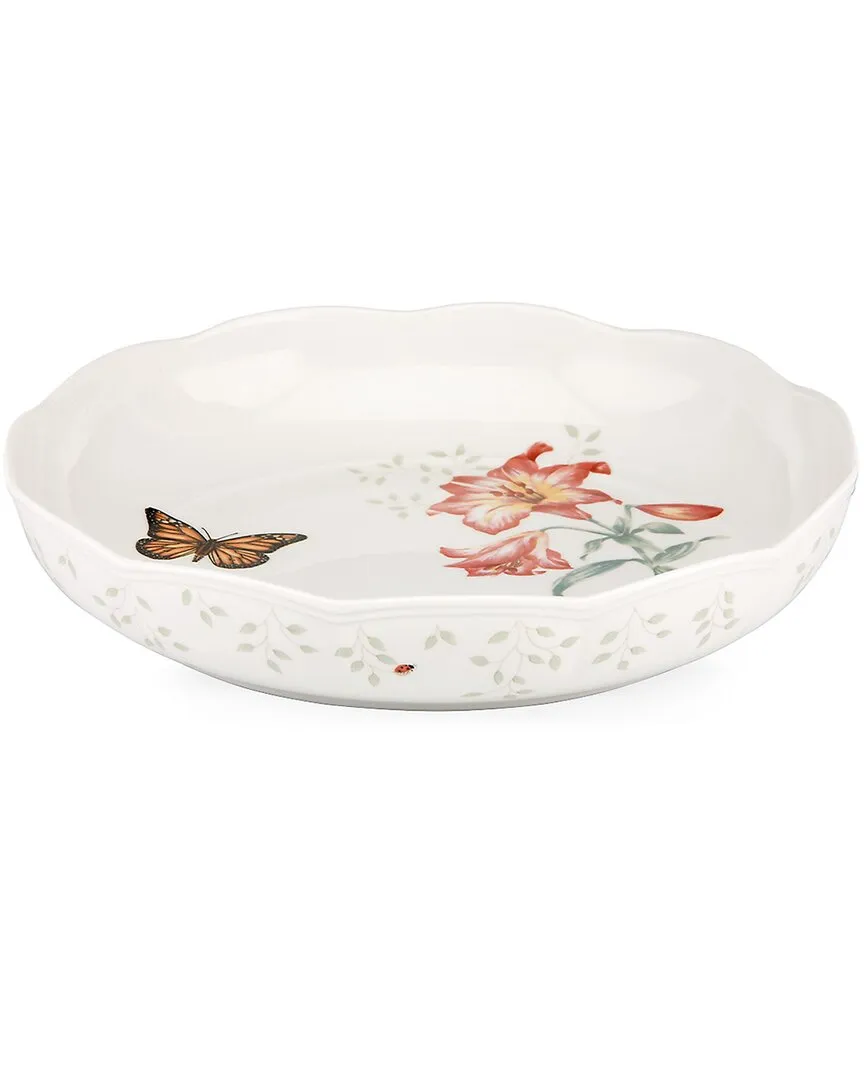 Butterfly Meadow Low Serving Bowl In Multi