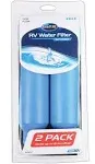 Camco TASTEPURE RV Water Filter - 6-Step Water Filtration - 2-Pack, Blue (40045)