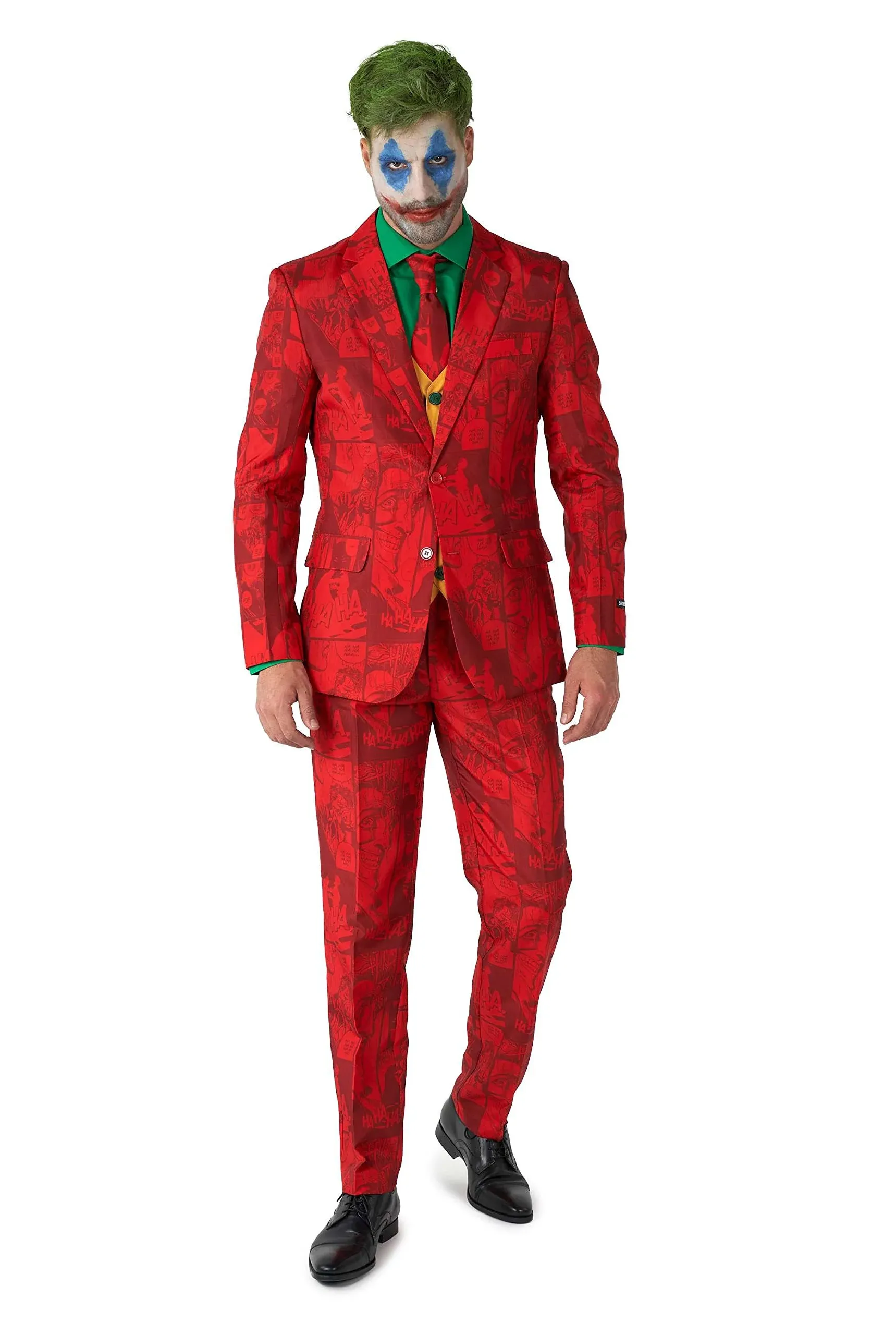 Suitmeister Men's Party Suit - Scarlet Joker Costume - Red - Size: XL