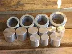 Coin Ring Making Tools, Swedish Die Wraps (4) with 9 Push Rods, Coin Ring Die...