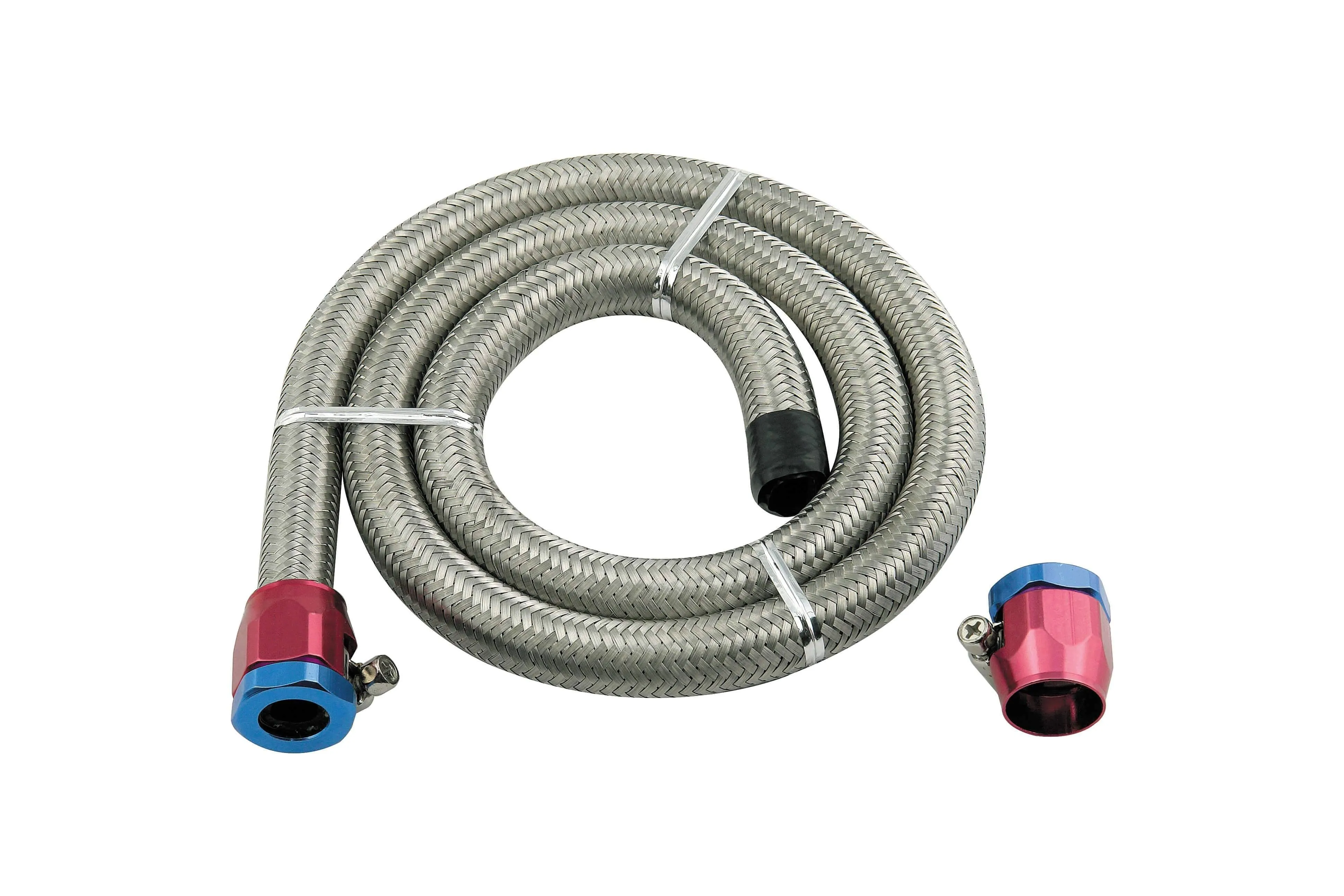 Mr. Gasket 1526 Mr. Gasket Braided Steel Fuel Line Kit - 3/8 Inch x 3 Foot