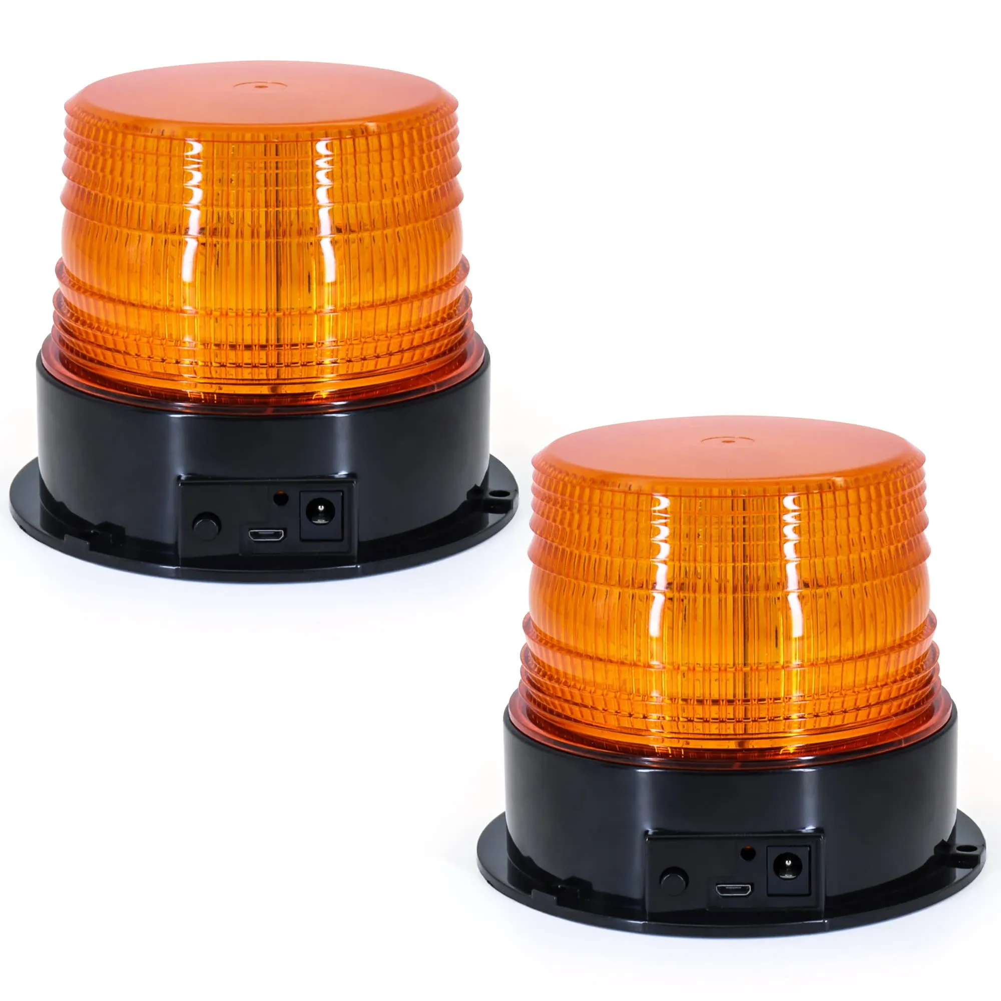 Antom Wireless Beacon Light 2pcs Amber LED Warning Safety Flashing Strobe Dc12v ...