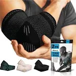 POWERLIX Elbow Support for Men/Women/Kids<wbr/>, 2 Pack Elbow Brace Compression, Large