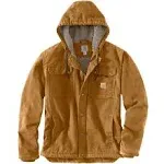 CARHARTT Washed Duck Sherpa-Lined Utility Jacket Size L