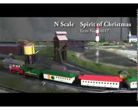 Bachmann 24017 Spirit Of Christmas N Gauge Steam Starter Freight Train Set