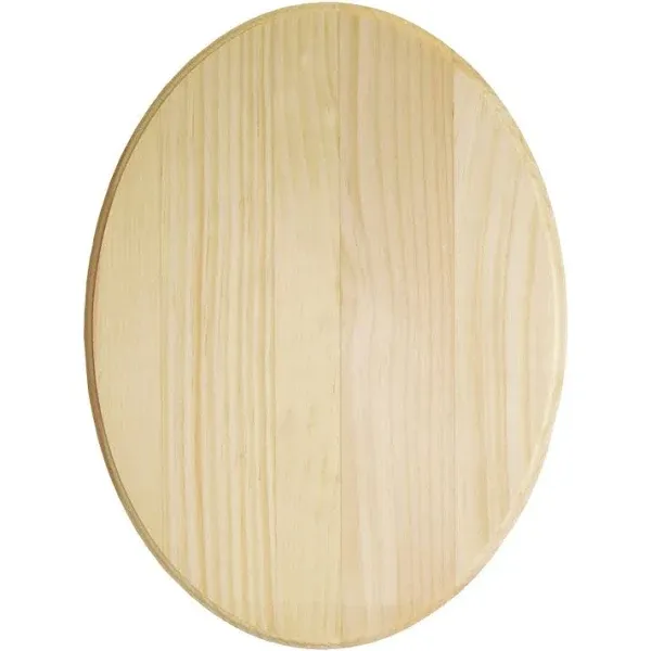 Walnut Hollow Pine Oval Plaque, 9 by 12 by 0.63-Inch