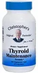 Christopher's Thyroid Maintenance - 475 mg - 100 Vegetarian Capsules