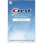 Crest 3D Whitestrips Classic White Teeth Whitening Kit, 20 Strips, Size: 10, Blue