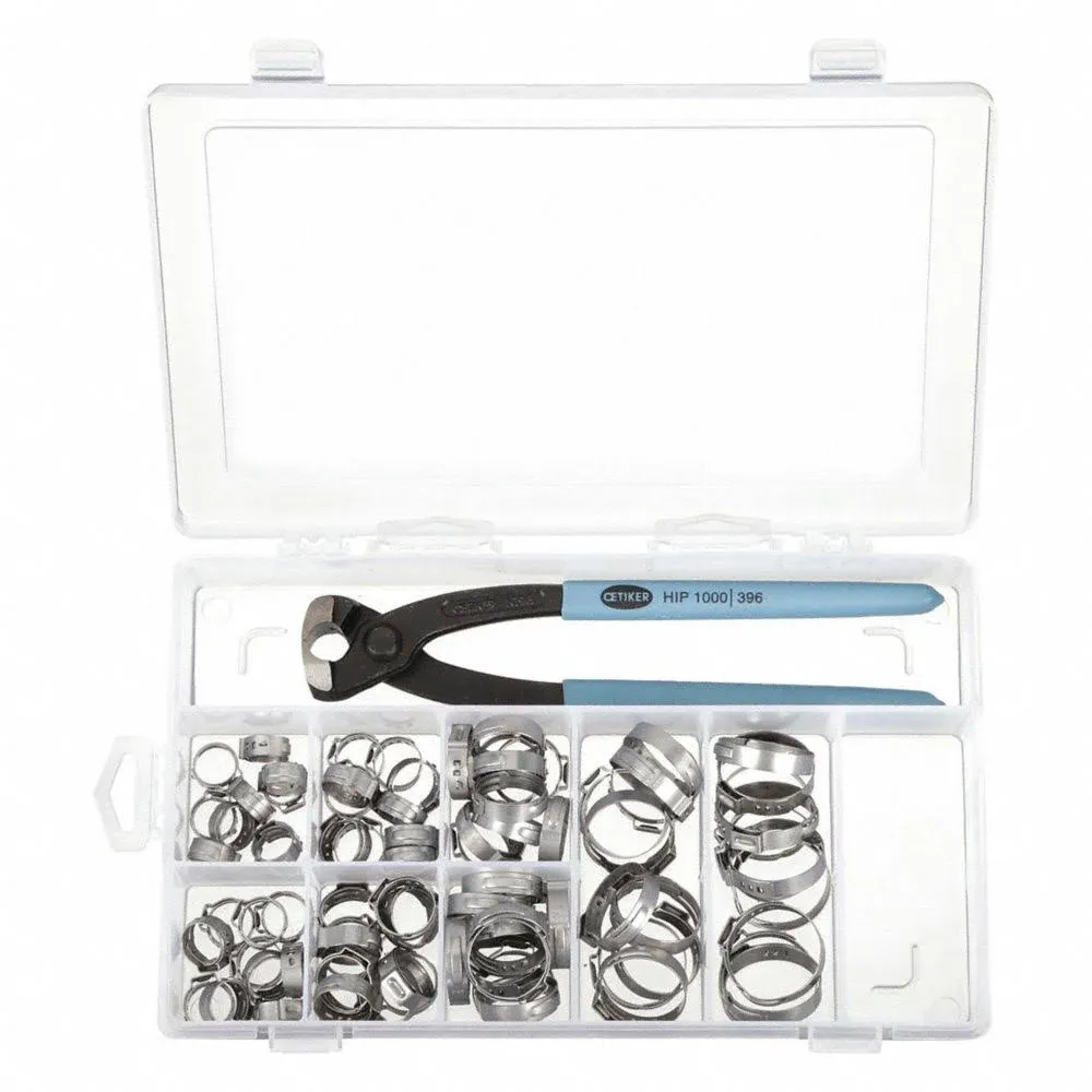 Oetiker 18500060 StepLess 1-Ear Clamp Kit with Pincers