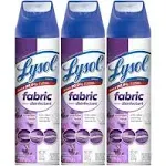 Lysol Fabric Disinfectant Spray, Sanitizing and Antibacterial Spray, for Disinfecting and Deodorizing Soft Furnishings, Lavender Fields 15 fl. oz