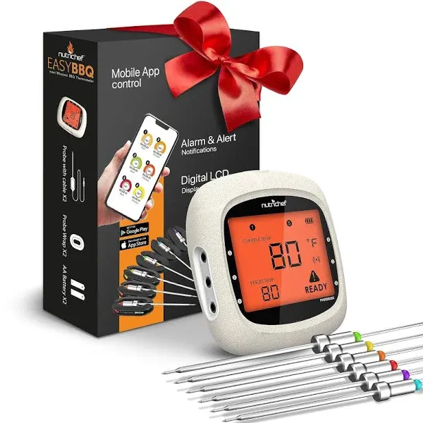 NutriChef Bluetooth Meat Thermometer