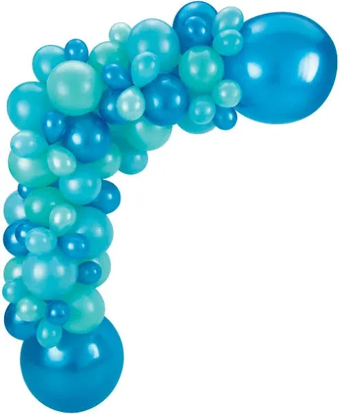 Aqua Balloon Garland Kit