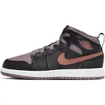 Jordan 1 Mid SE Little Kids' Shoes in Black, Size: 11C | FB9910-008