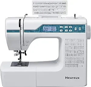 Heureux Sewing and Quilting Machine Computerized 200 Built-in Stitches