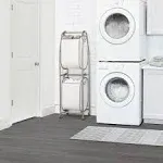 - 2 Tier Laundry Sorter - Laundry Hamper With Wheels &amp; 2 x Laundry Basket Tot...