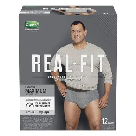 Depend Real Fit Incontinence Underwear for Men