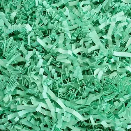 MagicWater Supply - 1/2 LB - Mint Green - Crinkle Cut Paper Shred Filler great for Gift Wrapping, Basket Filling, Birthdays, Weddings, Anniversaries, Valentines Day, and other occasions